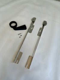 RVS breedtelampsteun Scania spatbord – complete set met breedtelamp